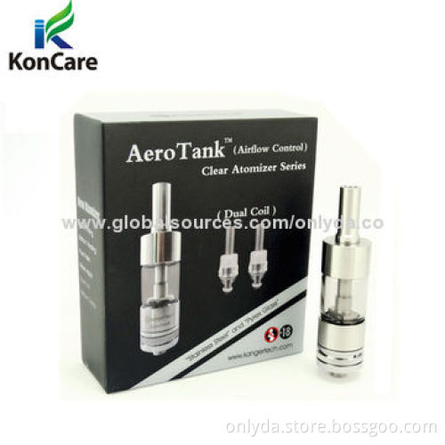 Kanger Aerotank, 2.5mL Capacity, Airflow Control, 2.0Ω Dual-coil Resistance